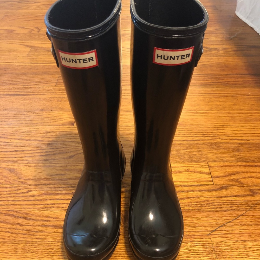 Kids Size 3 Black Hunter Boots